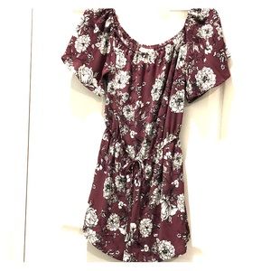 Off the shoulder romper